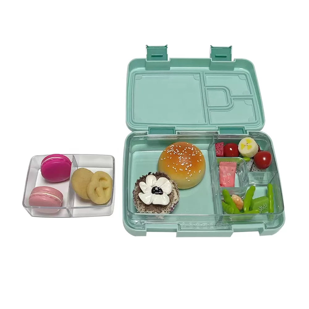 4 Compartment Disposable Food Containers, Bento Lunch Box,Whatsapp